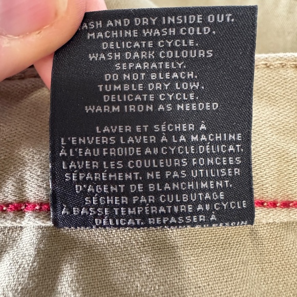 Kenneth Cole Select Men's Chino Khaki Casual Twill Pant Tan Size tag: 32x32 - Picture 8 of 13